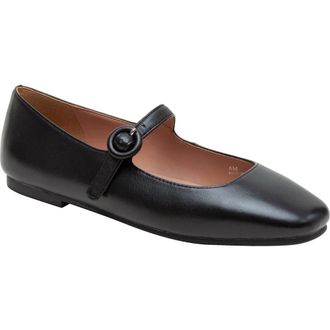 Linea Paolo Marley Mary Jane Flat in Black at Nordstrom Rack, Size 10