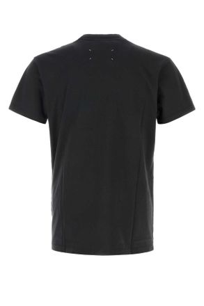 Maison Margiela Mens Slate Cotton T-Shirt Charcoal Tessuto Primario: Cotone