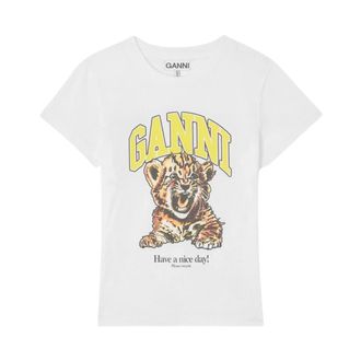 Ganni Dames, Tops, Wit, Maat: XS Jersey