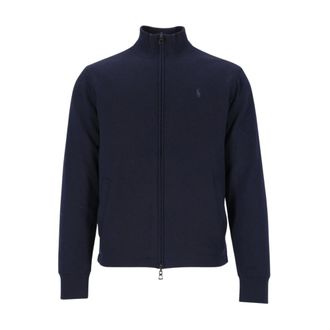 Polo Ralph Lauren Cardigan in misto lana - - Knitwear - Uomo - Blu - M