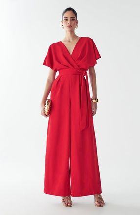 BWLDR Shana Jumpsuit in Red at Nordstrom, Size 10