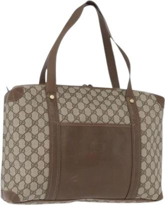 Gucci Pre-owned Tote Bags, female, Beige, Size: ONE SIZE Pre-owned Vintage Tote Bag