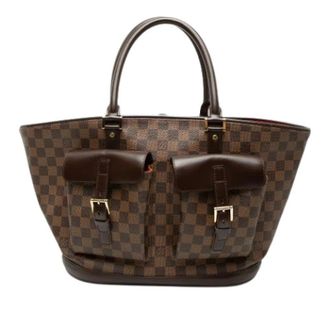 Louis Vuitton Pre-owned Manosque GM - Dames - Vintage Shopper - Bruin - ONE Size - Leer - Vintage