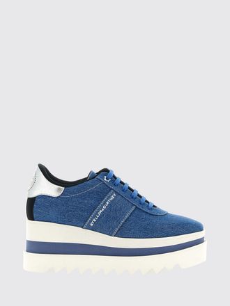 Stella McCartney Wedge Shoes Woman color Blue