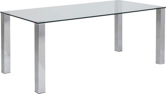 Furniture To Go Kante Dining Table with Glass Top