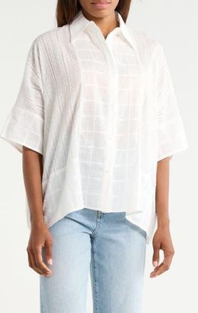 Diane Von F&uuml;rstenberg Megan Cotton Top in White at Nordstrom Rack, Size Xx-Small