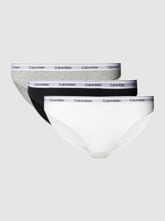 Calvin Klein Underwear Slip in unifarbenem Design im 3er-Pack in Hellgrau, Größe XL