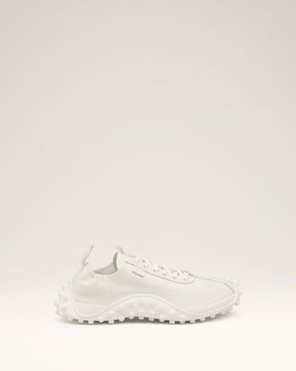 Ami White Cow Leather Mirage Sneakers White - 36 - Unisex