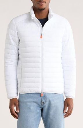 Save The Duck Alessandro Water Resistant Puffer Jacket in White at Nordstrom Rack, Size Xx-Large