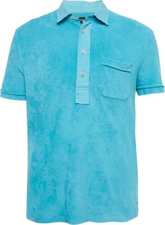 Tom Ford Polo in terry - Blu