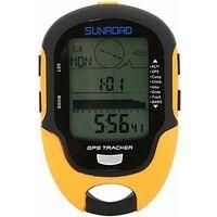 OEM Alt&iacute;metro Gps Multifuncional Crezuo Fr510, Alt&iacute;metro Gps Para Navegaci&oacute;n Exterior, Br&uacute;jula, Medidor De Temperatura Y Humedad