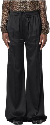 Tom Ford Dames, Broeken, Zwart, Maat: XS Zijde