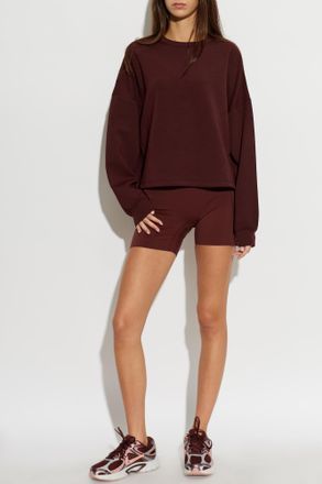 Nike Logo Sweatshirt, Womens, Burgundy