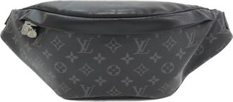 Louis Vuitton Black Coated Canvas Shoulder Bag Sling Bag (Pre-Owned)