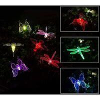 OEM Luces Solares Para Jard&iacute;n, 3 Luces Solares Para Jard&iacute;n Exteriores, Luces Led Multicolores Para Jard&iacute;n Exterior - Crezuo