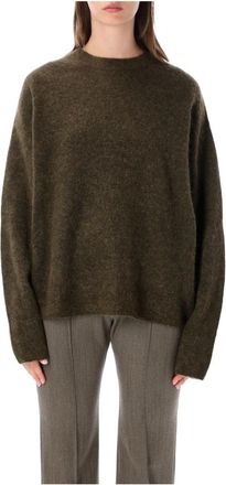 Frankie Shop Timea Mohair Fuzzy Sweater - Dames - Truien - Groen - Maat: XS Mohair