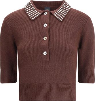 Pinko Emilia Sweater With Strass