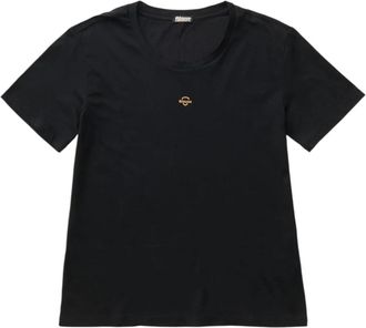 Blauer Pumpies T-Shirt - Dames - T-shirts - Zwart - S - Katoen - Tops