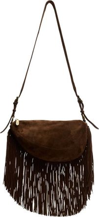 Ash Borsa a spalla Astrid con frange - - Bags - Donna - Marrone - ONE SIZE