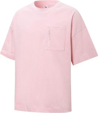 Puma Logo Pocket T-Shirt Pink 534670-16