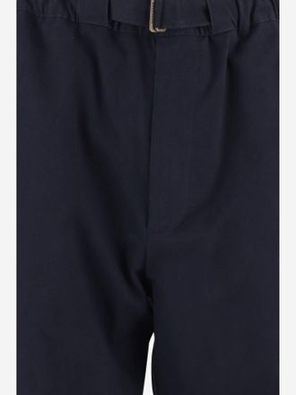 Darkpark Stretch Cotton Trousers - Navy