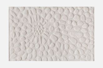 Vente-Unique Alfombra de lana 100% con relieve, tufted a mano, efecto guijarros - 200 x 290 cm - Marfil - ORABEL