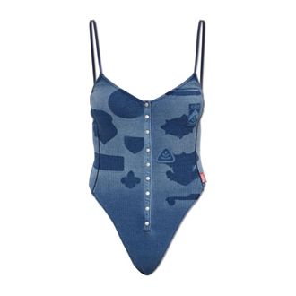 Diesel Dames, Tops, Blauw, Maat: XS Katoen