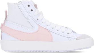 Nike High-top Sneakers Wit/Roze Jumbo - Dames - Fitnessschoenen - Wit - 36 EU - Leer - Fitness