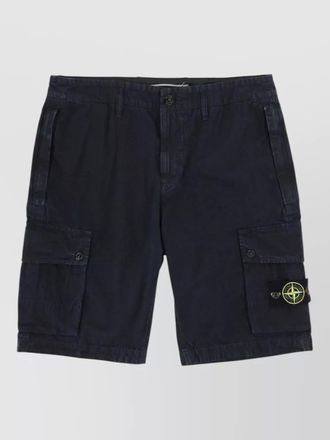 Stone Island cotton cargo shorts