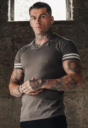 Siksilk Hombres Marr&oacute;n Tournament Revere Polo XL