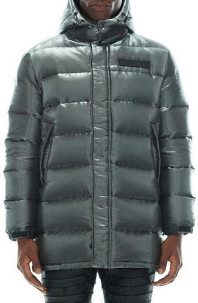 HVMAN Quilted Jacket in Silver at Nordstrom Rack, Size Large