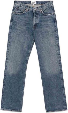 A Gold E Jeans In Blue Cotton Denim