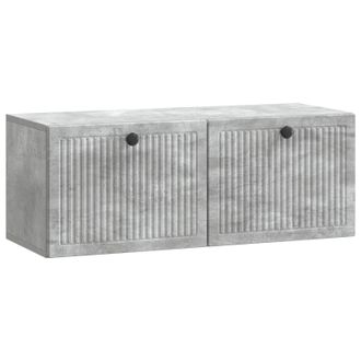 vidaXL Mueble Para Tv De Pared Gris Hormig&oacute;n 78,5 X 31 X 30 Cm Vidaxl