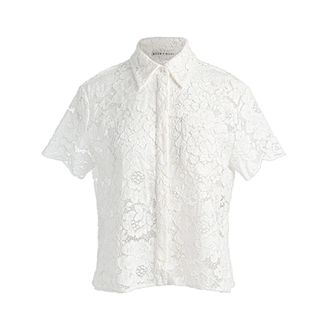 Alice & Olivia Dames, Blouses & Shirts, Wit, Maat: XS Katoen