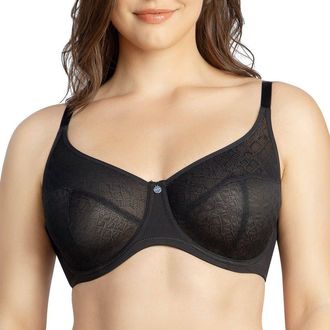 Affinitas Enora Minimizer Bra in Black at Nordstrom, Size 36K