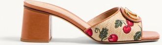 Valentino Garavani VLogo Signature Cherryfic Slide Sandal 60Mm Wo
