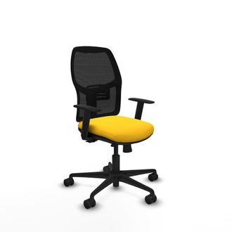 Piqueras y Crespo Silla De Oficina Piqueras Y Crespo Alfera Negro Cuero Sint&eacute;tico