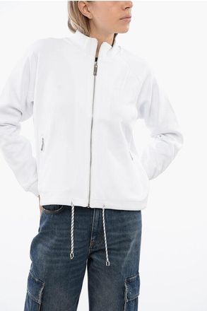 John Richmond Synthetische STELET Sweatshirt met trekkoord in wit