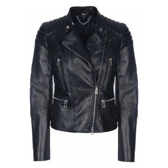 Belstaff Jacks - Dames - Jassen - Zwart - Maat: XS Leer