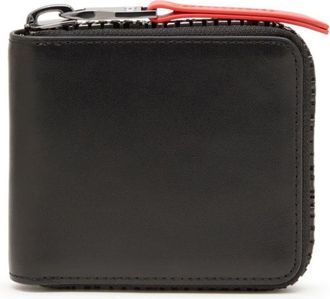 Diesel bi-fold leather wallet - men - Leather - One Size - Black