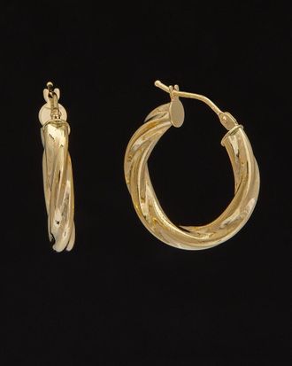 Italian Gold, Inc 14K Italian Gold Twisted Hoops