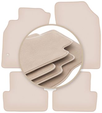 OEM Alfombrillas Premium Beige Para Renault Fluence Berlina 2009-2016