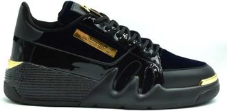 Giuseppe Zanotti Stijlvolle sneakers voor dagelijks gebruik - Heren - Sneakers - Zwart - 41 EU - Leer - Schoenen