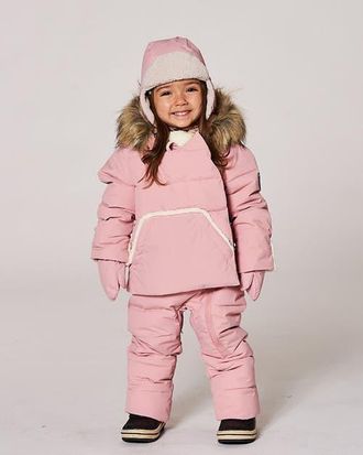 Deux par Deux One-Piece Snug Snowsuit Designed for Car Seat in Pink at Nordstrom, Size 3M