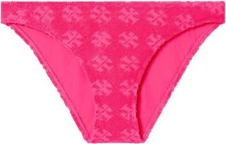 Tory Burch Fuchsia Zee Kleding met Logo Print - Dames - Bikinis - Roze - S - Badmode