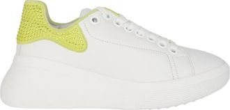 H&ouml;gl Witte Dames Sneaker - Sparks - Dames - Sneakers - Wit - 37 1/2 EU - Leer - Schoenen