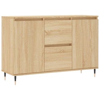 vidaXL Vidaxl - Aparador De Madera De Ingenier&iacute;a Roble Sonoma 101,5x35x70 Cm