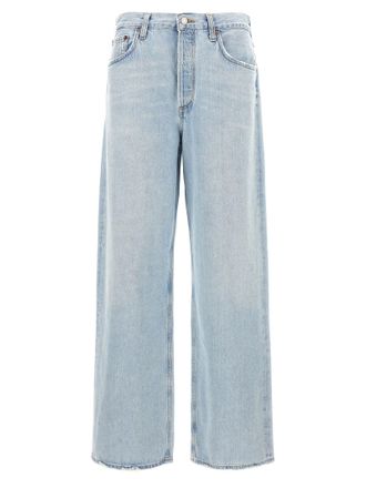 A Gold E niedrigem Baggy Jeans
