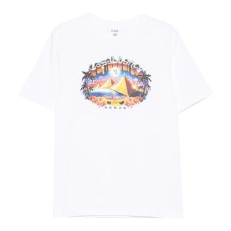 Casablanca T-shirt - - Tops - Uomo - Bianco - 2XL