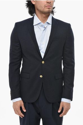 Corneliani CC COLLECTION Virgin Wool Blazer RESET With Flap Pockets size 48